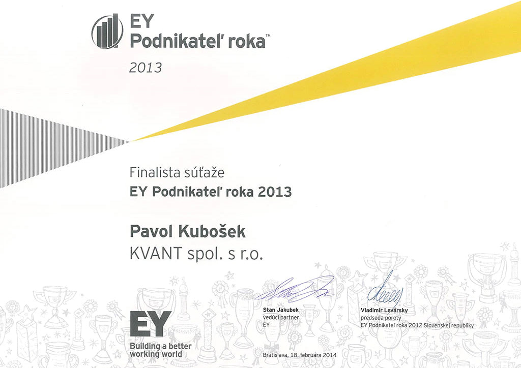 The business of 2013 certificate