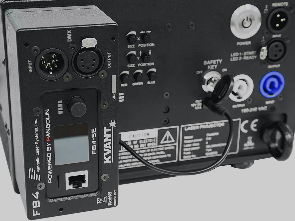 Kvant Lasers - FB4-QS DMX laser control quick connect interface for Clubmax laser projectors_3