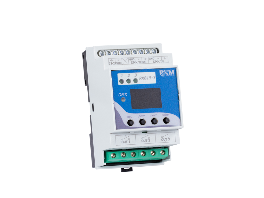 PX815 DMX/Relay Interface 2ch/3ch