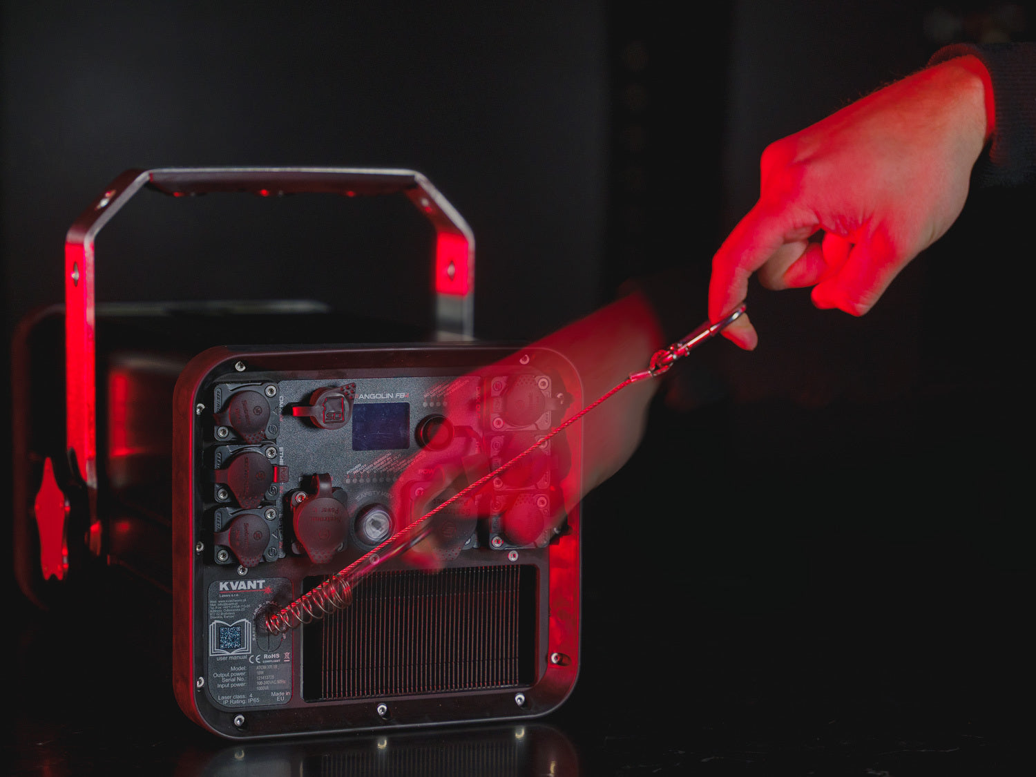 KVANT Atom XR retractable safety rope