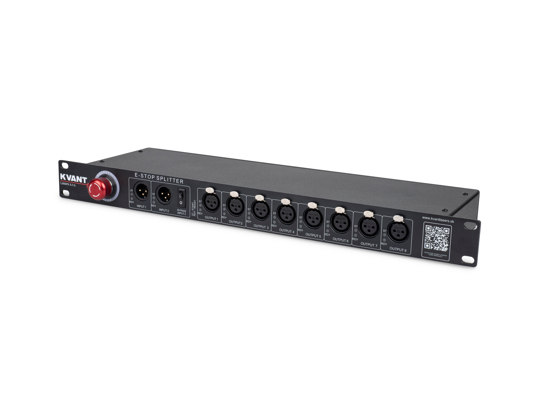 Kvant Lasers - E-STOP laser safety signal 12-channel splitter_2
