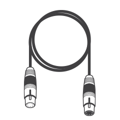 Included in the package_KVANT 5-pin XLR cable_icon