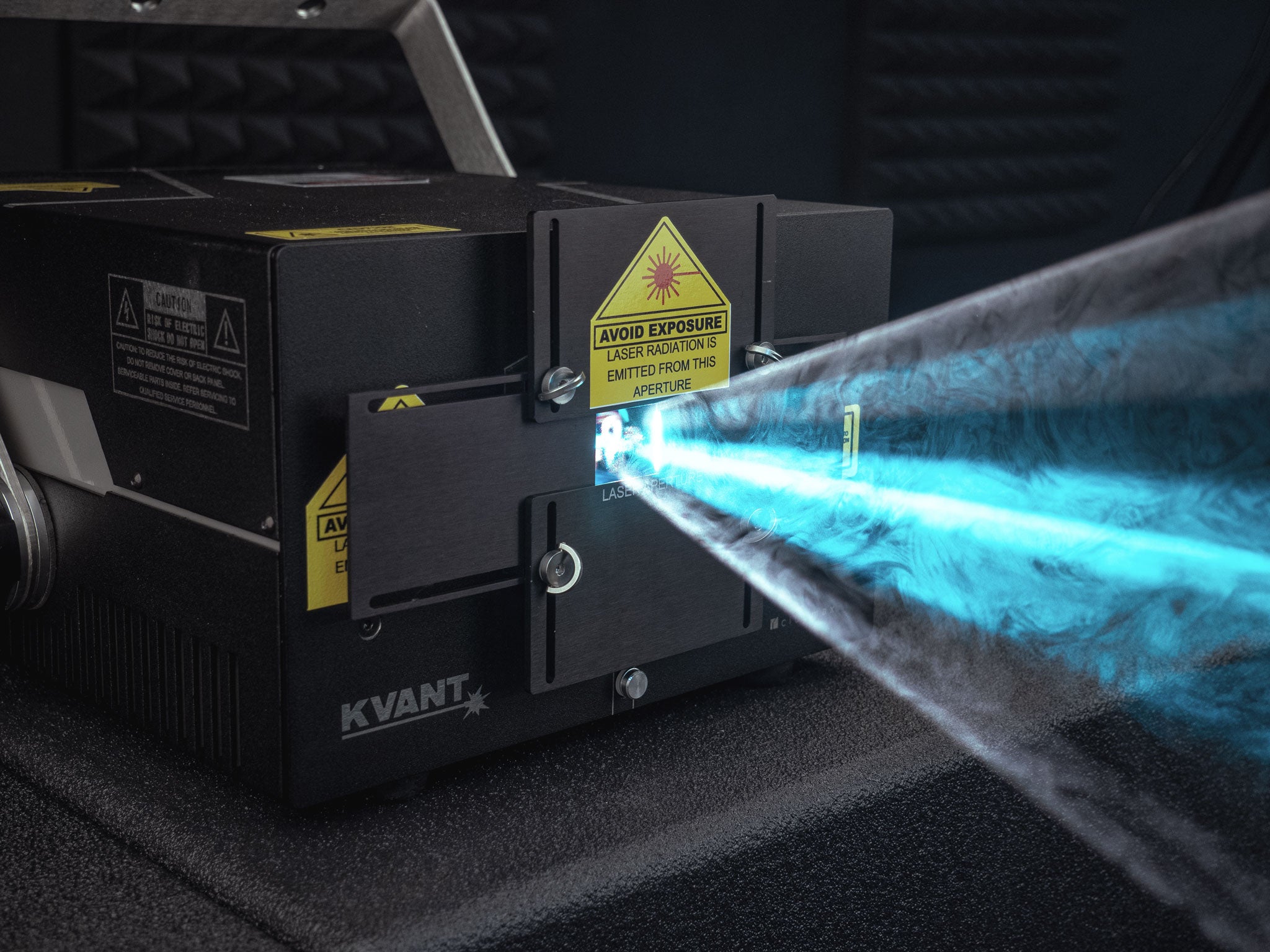 Kvant Lasers - 4-way aperture masking plate for enhanced laser display safety_5
