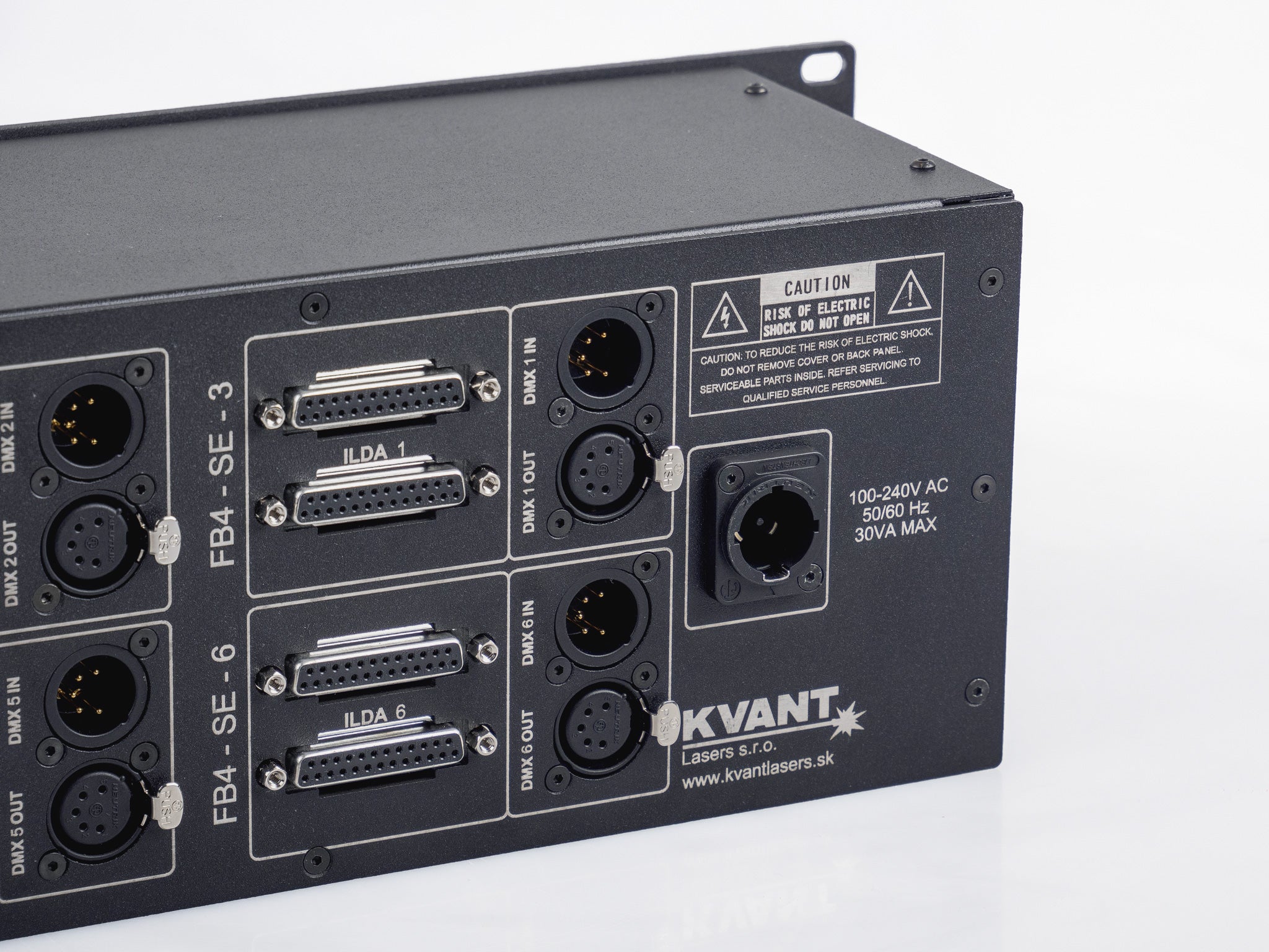 Kvant Lasers - Multichannel laser control interface with six FB4 boards and ILDA, DMX and ArtNet_5