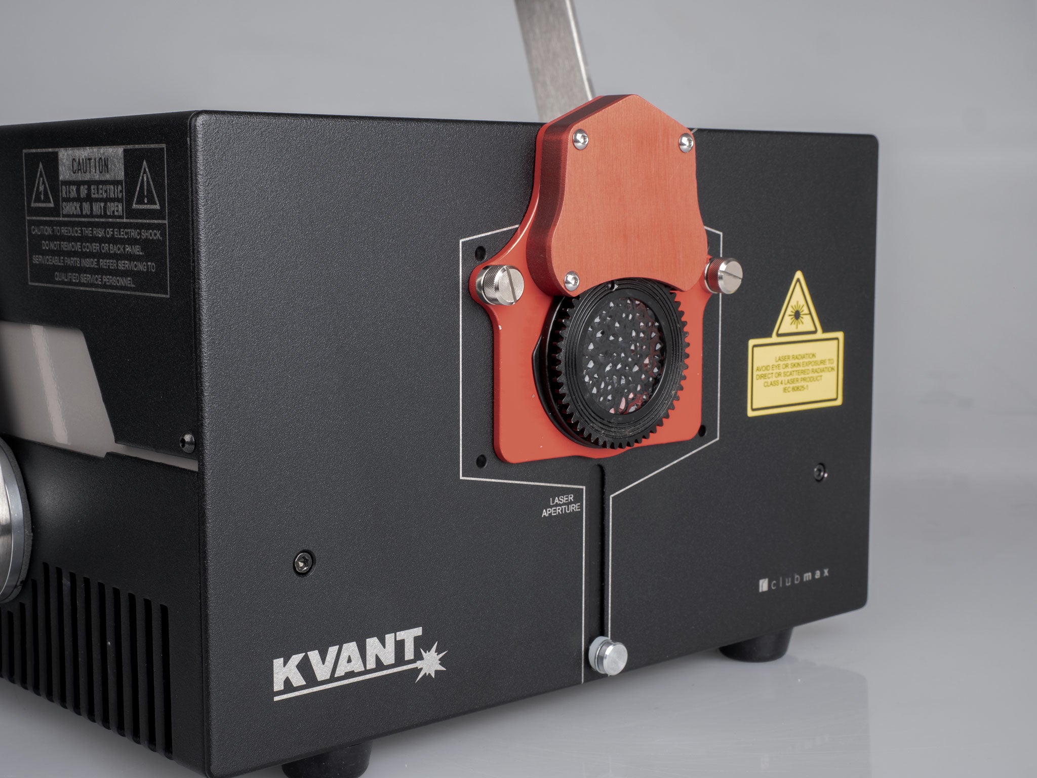Kvant Lasers - rotating diffraction effect controlled with DMX_4