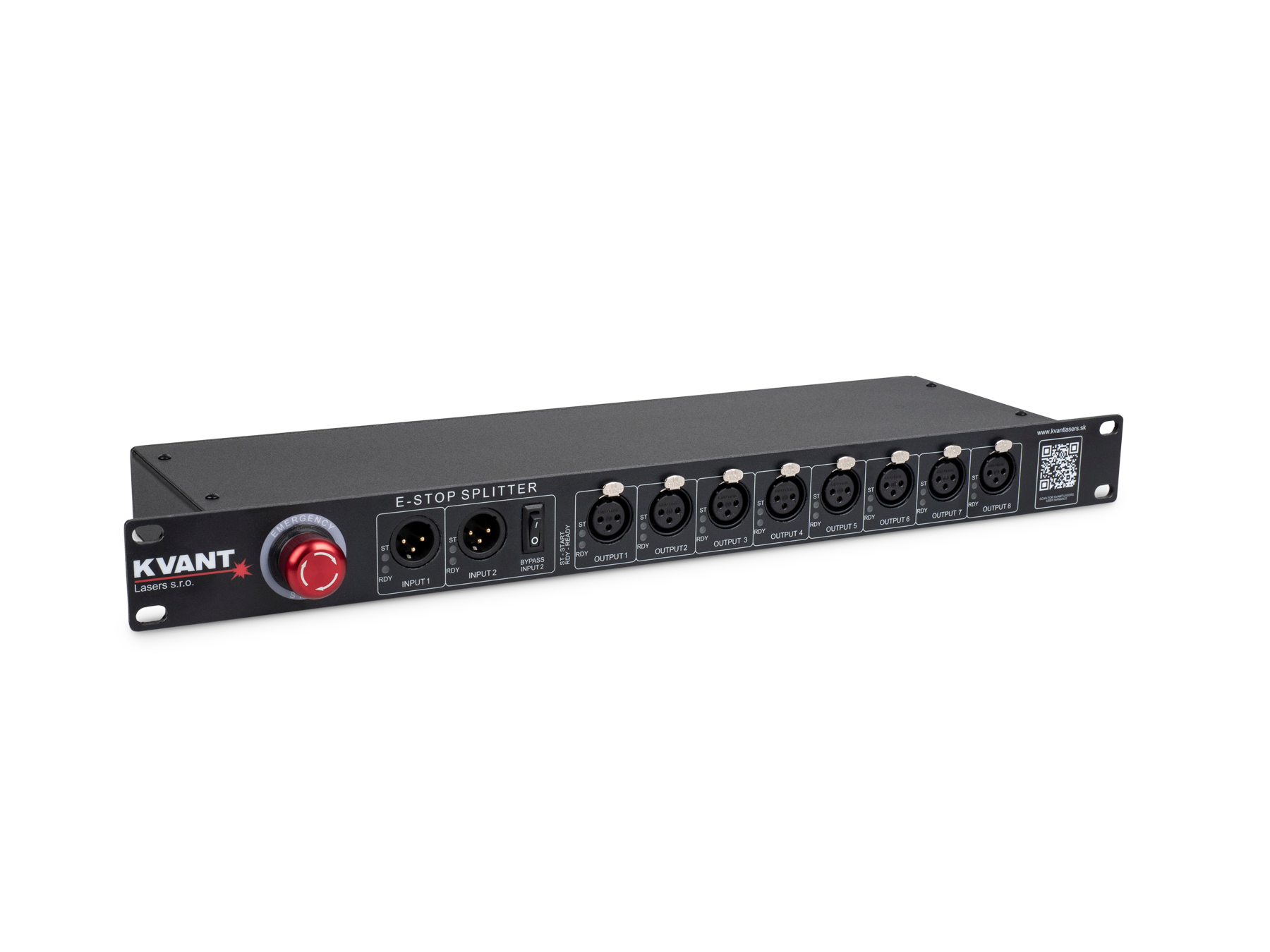 Kvant Lasers - E-STOP laser safety signal 8-channel splitter_1